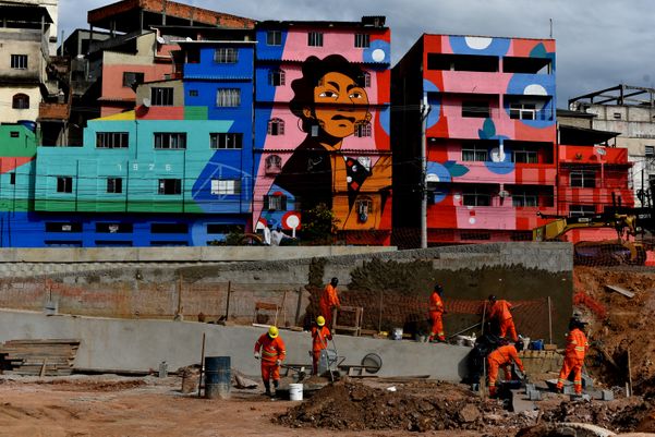  Construção do Portal do Príncipe, em Vitória  por Fernando Madeira