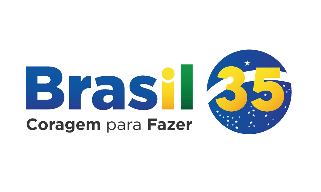 Logotipo do partido Brasil 35, ex-PMB (Partido da Mulher Brasileira)