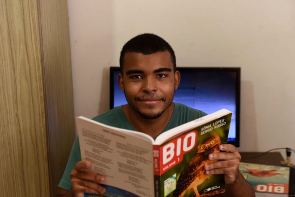 Ezequiel da Silva Passos Porto, 18 anos, aprovado no Sisu para o curso de Medicina da USP