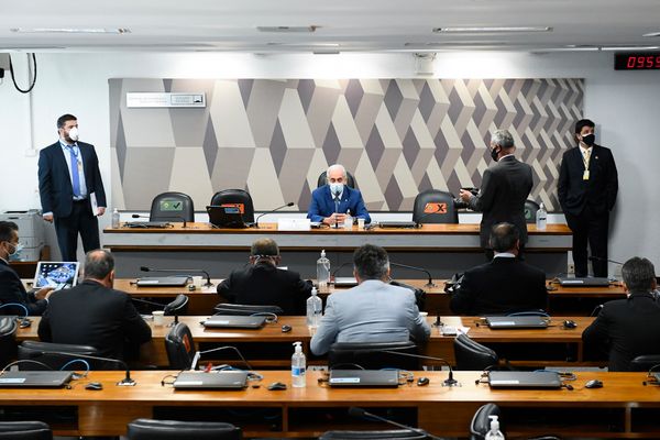 Reunião da CPI da Covid