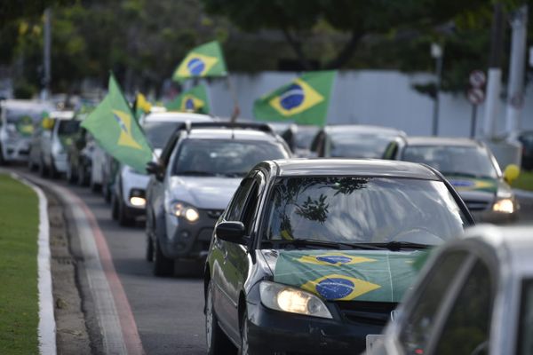 Manifestação pró Bolsonaro