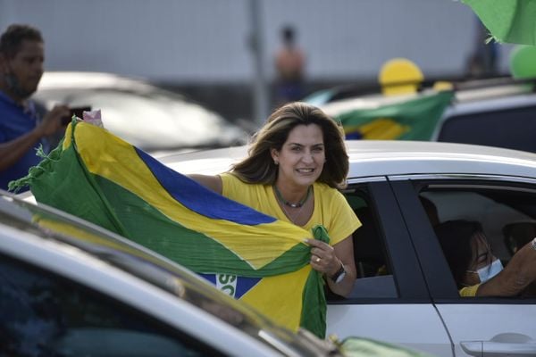 Manifestação pró Bolsonaro