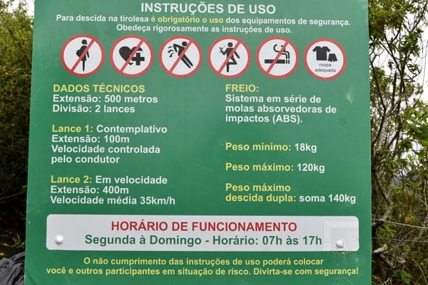Crea realiza vistoria na tirolesa do Morro do Moreno por Fernando Madeira