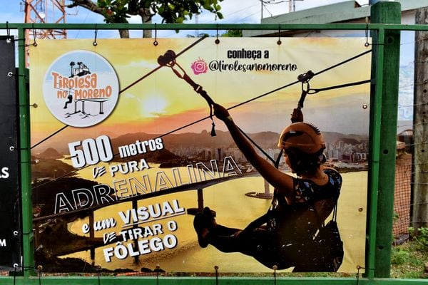 Crea realiza vistoria na tirolesa do Morro do Moreno por Fernando Madeira
