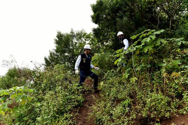 Crea realiza vistoria na tirolesa do Morro do Moreno por Fernando Madeira