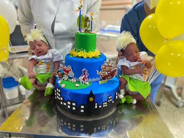 Bebês internados ganham 'mesversário' em UTI de hospital em Colatina por Hospital São José | Divulgação