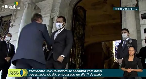 Bolsonaro visita Claudio Castro, governador do RJ