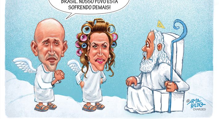 Confira a charge do Amarildo de 07/05/2021