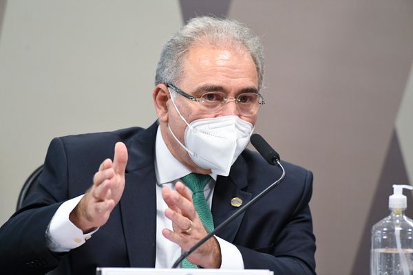 Ministro da Saúde, Marcelo Queiroga na CPI da Covid