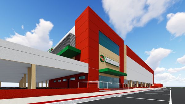 Perspectiva da nova loja da rede Casagrande que será inaugurada em Jacaraípe
