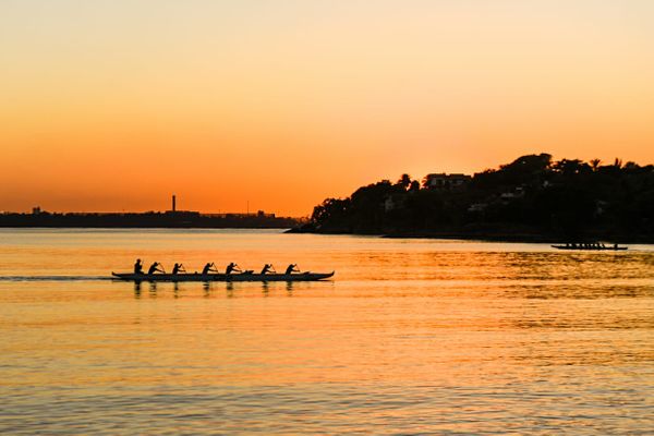 Amanhecer em Vitória nesta quarta-feira (12)