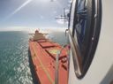 Equipe do Notaer resgatou o capitão de um navio ancorado em Vitória nesta sexta (14)(Divulgação/Notaer)