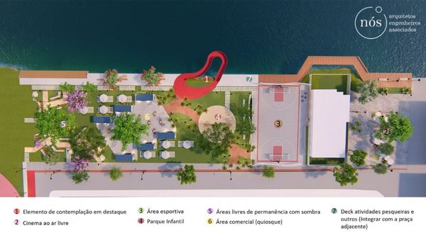 Estacionamento do Cais das Artes vai virar praça após mudança