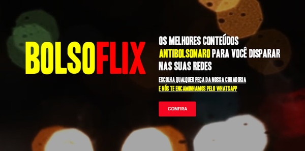 Plataforma reúne vídeos críticos a Bolsonaro
