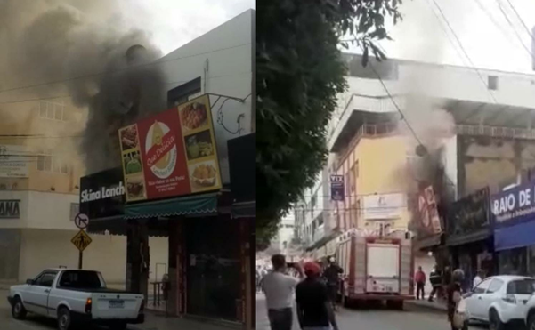 Incêndio atinge fritadeira com 40 litros de óleo em lanchonete de Barra de São Francisco