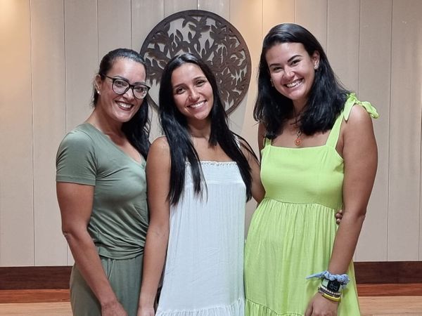 Vanusa Rodrigues,  Aline Alves e Ludmila Franca Nunes