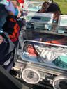 Resgate de gêmeos prematuros com insuficiência respiratória em Ibatiba(Notaer)