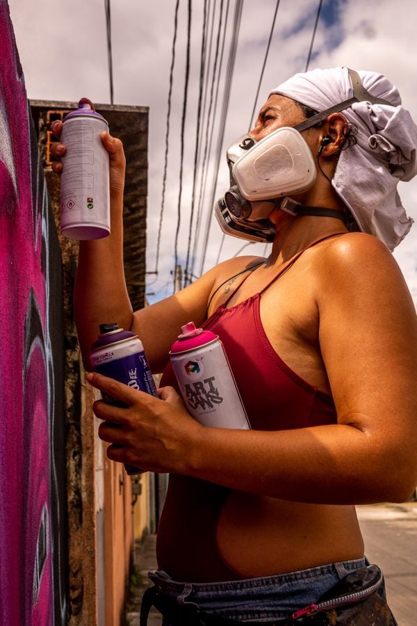 A artista Camilla Correa por Naira Pinudo