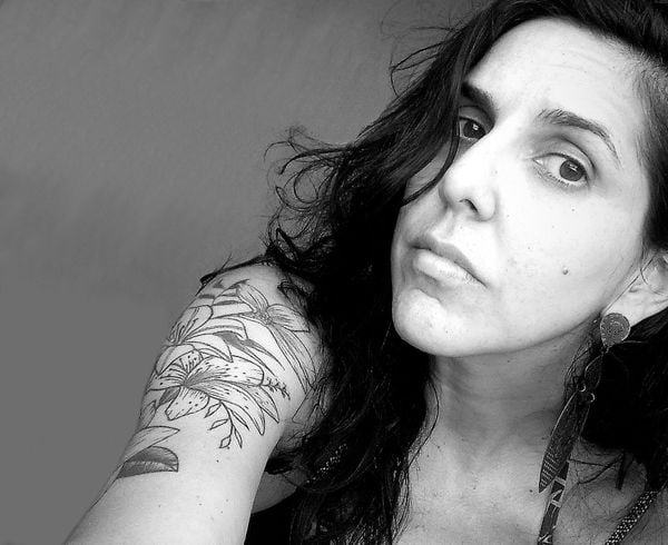 A artista Lu Bicalho por Lu Bicalho