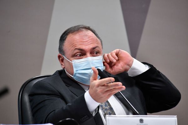 Ex-ministro da Saúde Eduardo Pazuello, em depoimento à CPI da Covid