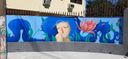 O mural "Mãe-Flor", de Lu Bicalho, no Romão, em Vitória(Lu Bicalho)