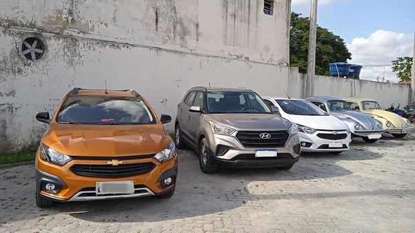 Imagens do material apreendido em operação em Jaguaré