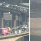 Imagem - Acidente deixa motociclista ferido e gera congestionamento na Terceira Ponte
