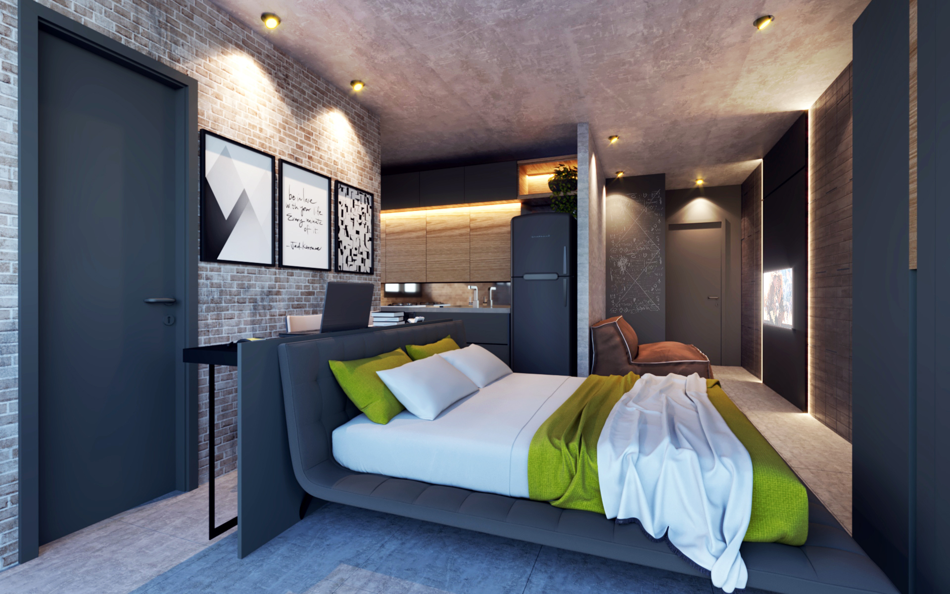 Unidades de um dormitório que oferecem ambientes integrados e serviços no condomínio são valorizadas por jovens,  além de atraírem investidores de olho no aluguel