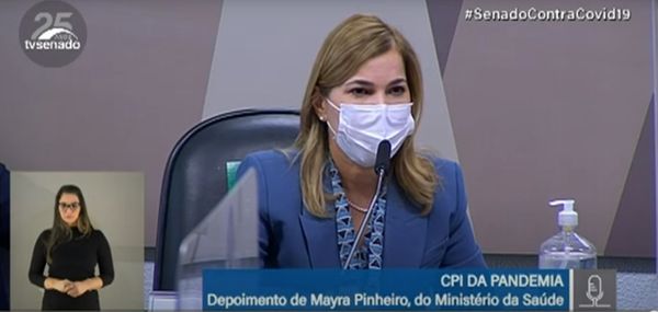 Asecretária de Gestão do Trabalho e da Educação do Ministério da Saúde, Mayra Pinheiro, afirmou que suas posições sobre a estratégia de imunidade de rebanho foram mal compreendidas