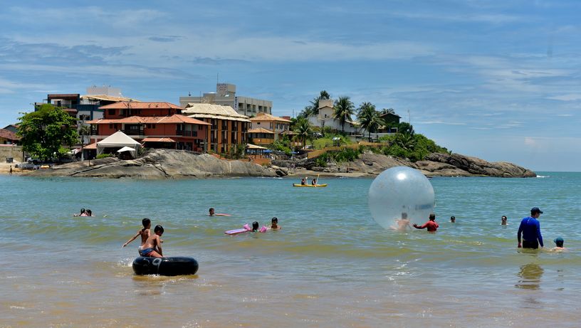 Anchieta - Praia da Costa Azul, em Iriri - Editoria: Cidades - Fernando Madeira - GZ