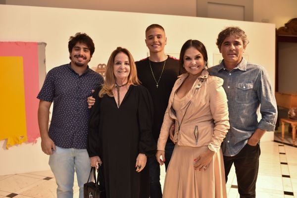 João Mignoni, Moema Coutinho,  Marcelo Mignoni, Tatiana Coutinho e Davi Mignoni 