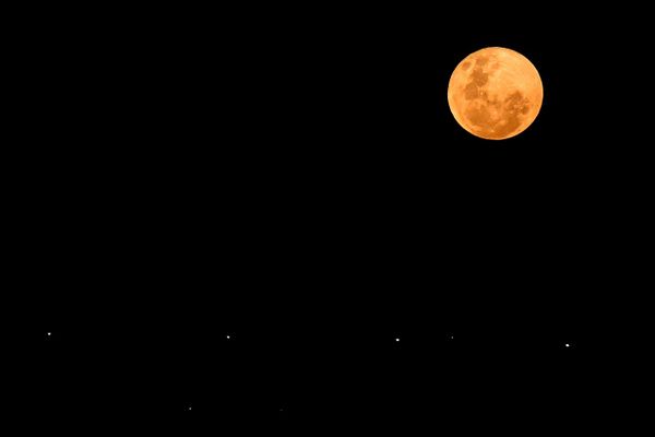Superlua de sangue no Espírito Santo