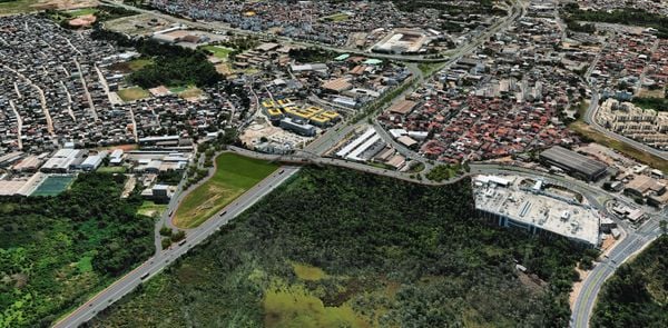Novo complexo viário (Trevo de Carapina) sendo construído pela Semobi entre os municípios da Serra e Vitória
