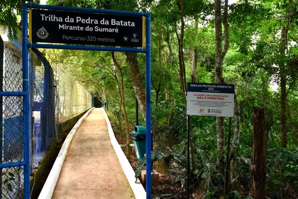 No Dia da Mata Atlântica - Prefeitura de Vitória inaugura três mirantes no Parque da Fonte Grande, entre eles, o Mirante do Sumaré e a Trilha da Pedra da Batata - por Fernando Madeira
