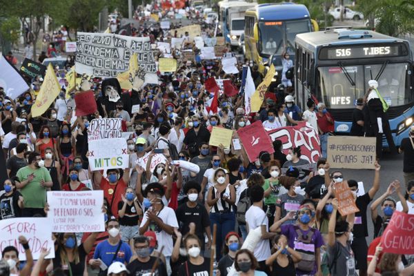 Ato contra Bolsonaro em Vitória por Ricardo Medeiros