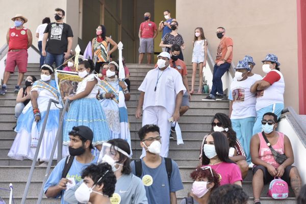 Manifestantes concentrados para o ato 29M, em protesto ao governo de Jair Bolsonaro por Ricardo Medeiros