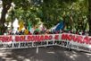 Manifestantes pedem a saída do presidente Bolsonaro e do vice Hamilton Mourão em protesto em Belém (PA), neste sábado(@PauloNassar no Twitter)