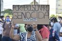 Manifestantes se reúnem para ato contra o governo de Bolsonaro(Ricardo Medeiros)