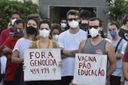 Manifestantes se reúnem para ato contra o governo de Bolsonaro(Ricardo Medeiros)