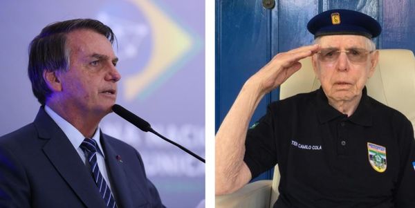 Presidente Jair Bolsonaro fez homenagem a Camilo Cola em rede social