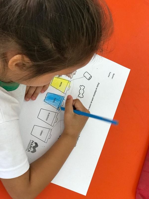 Atividade com crianças de forma lúdica e divertida possibilita o engajamento das novas gerações.