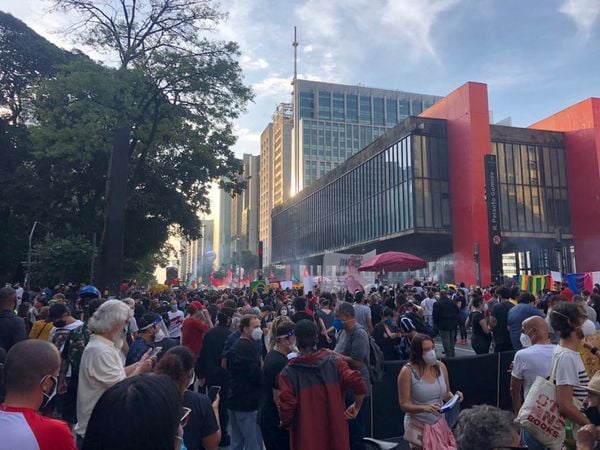Manifestação contra o presidente Jair Bolsonaro na Av. Paulista (SP), em 29 de maio