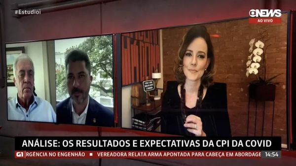 Natuza Nery rebate senador Marcos Rogério ao vivo