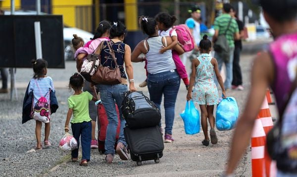 População migrante em Roraima, um dos Estados que recebem refugiados da Venezuela