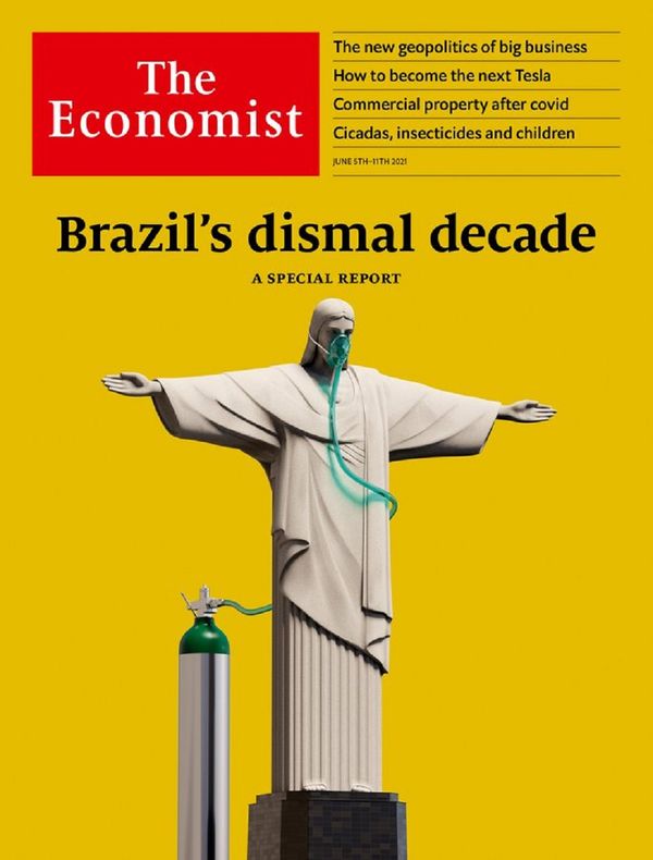 A revista britânica The Economist traz nesta semana uma edição especial sobre o Brasil com uma série de críticas ao governo Bolsonaro
