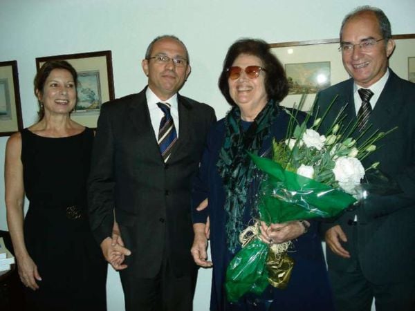 Em evento, Dayse Lemos, Paulo Hartung, Ana Bernardes e Haroldo Rocha
