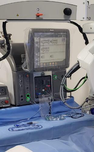 aparelho vitreófago para cirurgias de retina