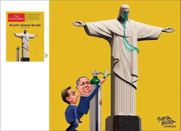 Releitura da capa da revista The Economist