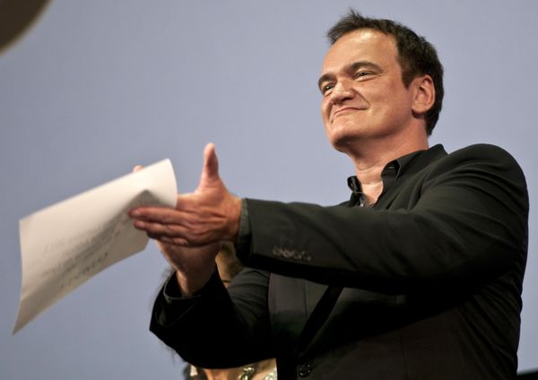 O cineasta americano Quentin Tarantino durante evento em Lyon, na França, em 2013