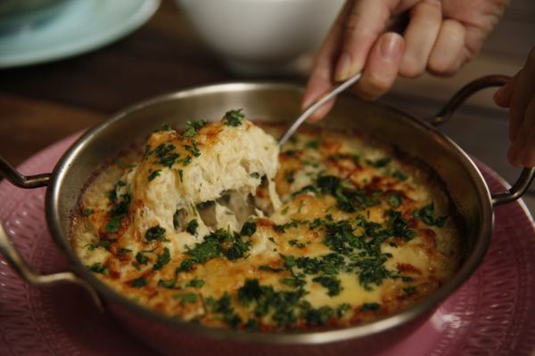 Bacalhau com natas do restaurante Noz, em Vitória